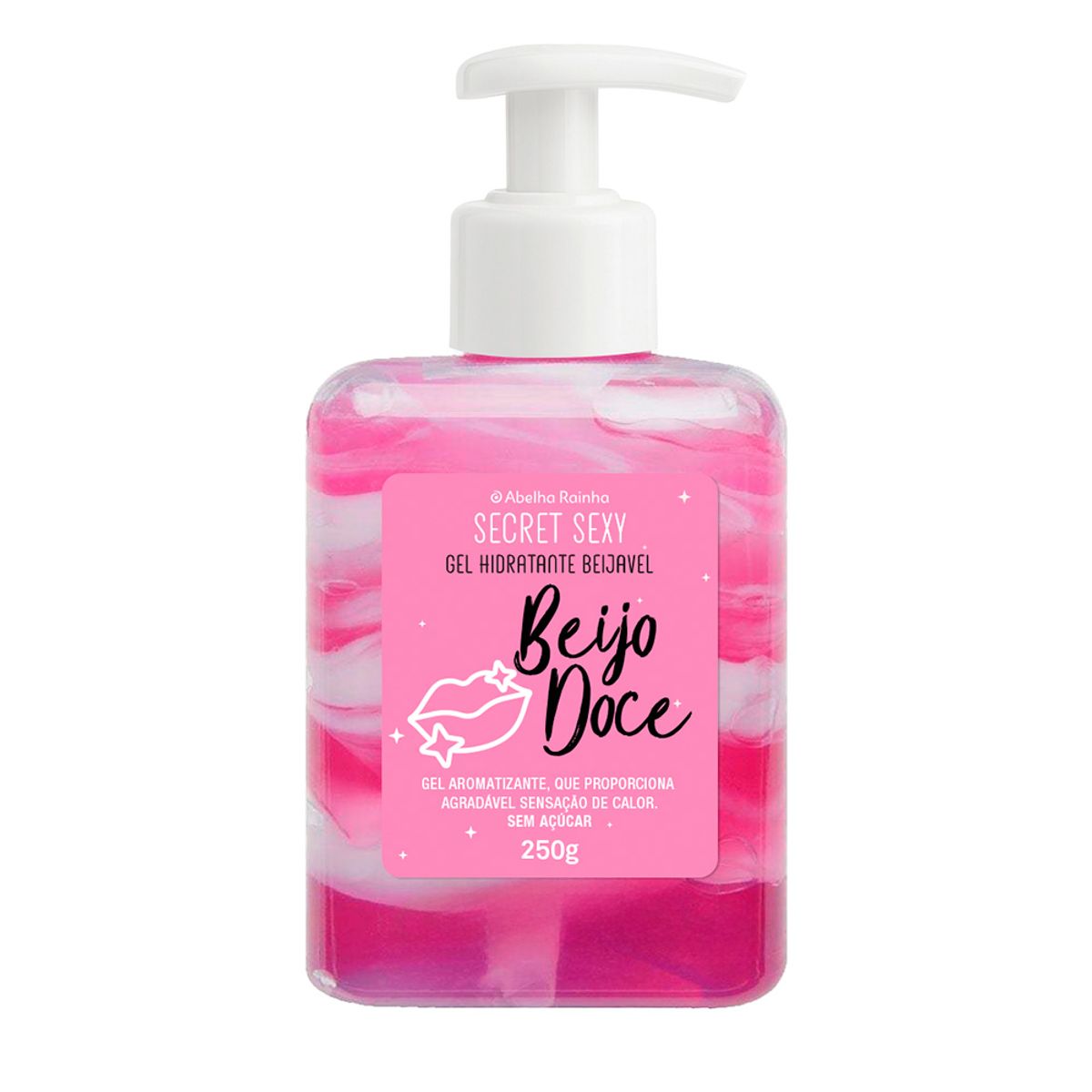 Secret Sexy Gel Hidratante Corporal Beijavel Beijo Doce 200ml