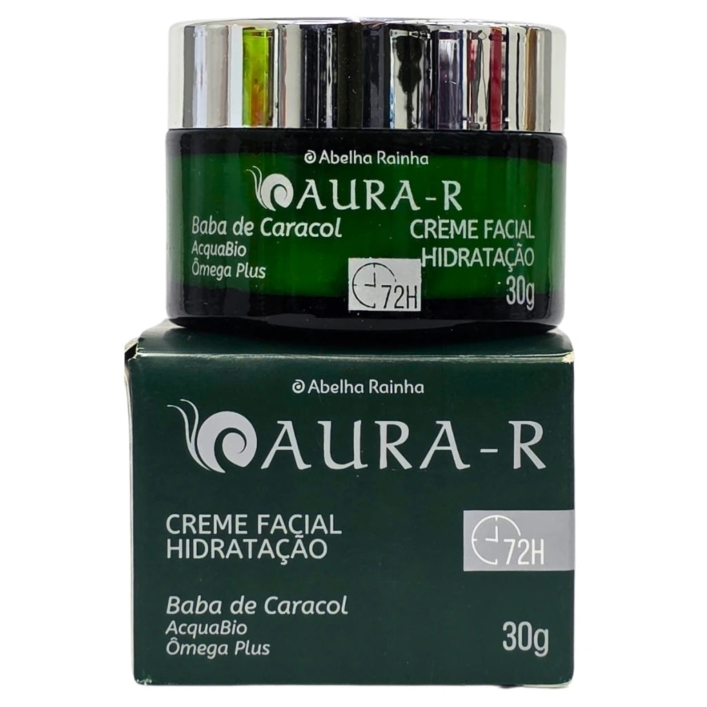 Creme Facial Hidratação 72 horas Baba de Caracol Aura - Abelha Rainha 30g