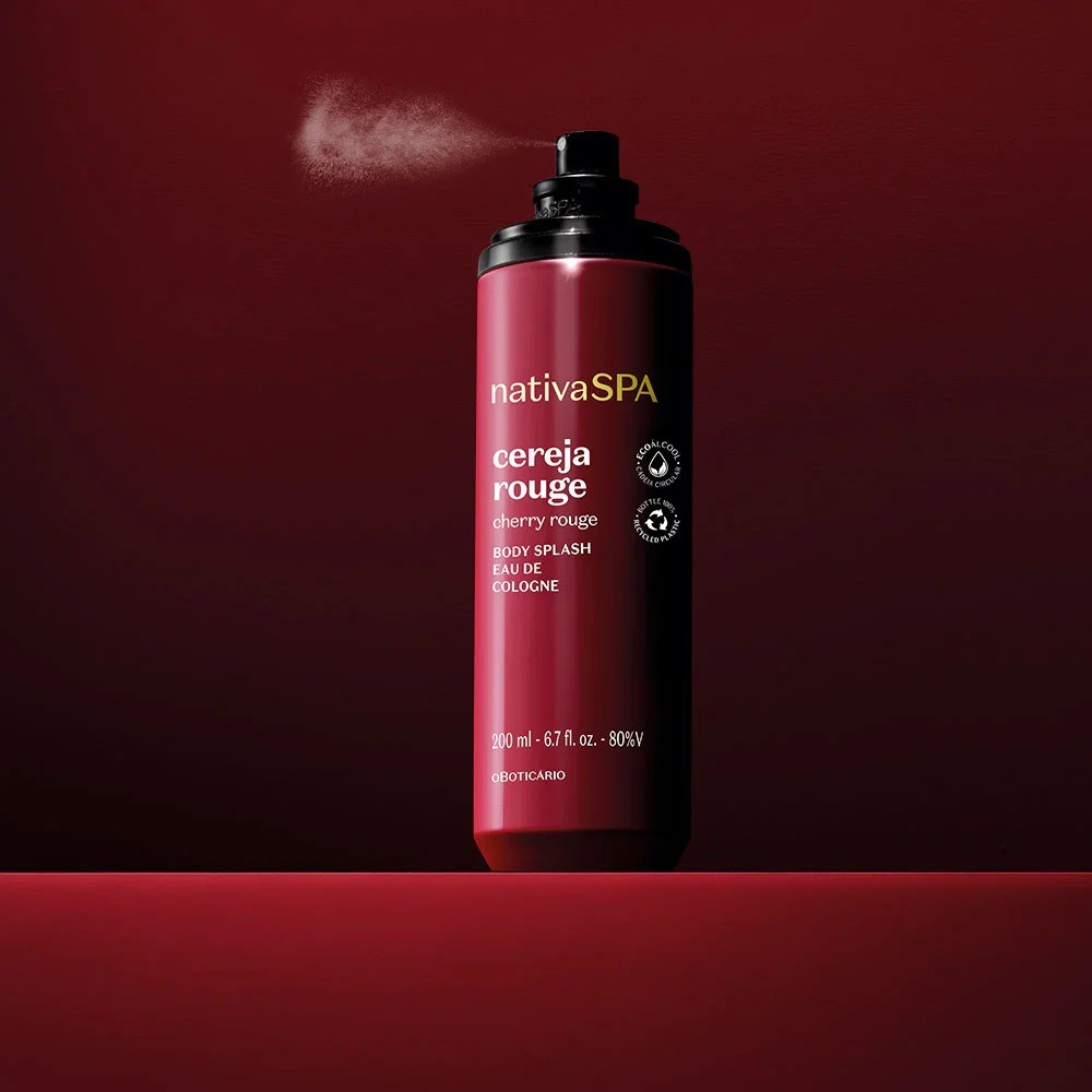 O Boticário Nativa SPA Body Splash Cereja Rouge 200ml