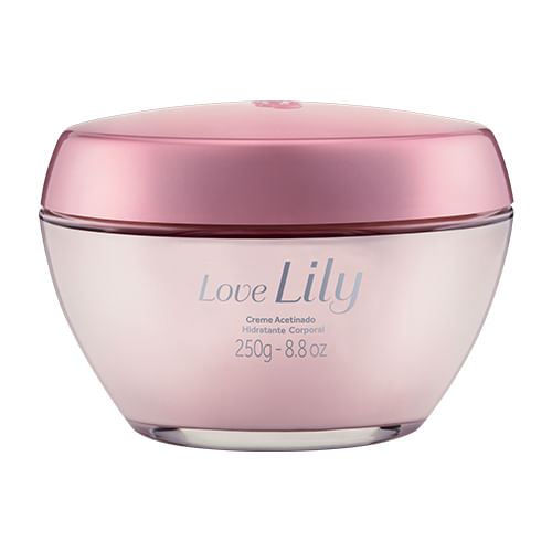 O Boticário Love Lily Creme Hidratante Acetinado 250g