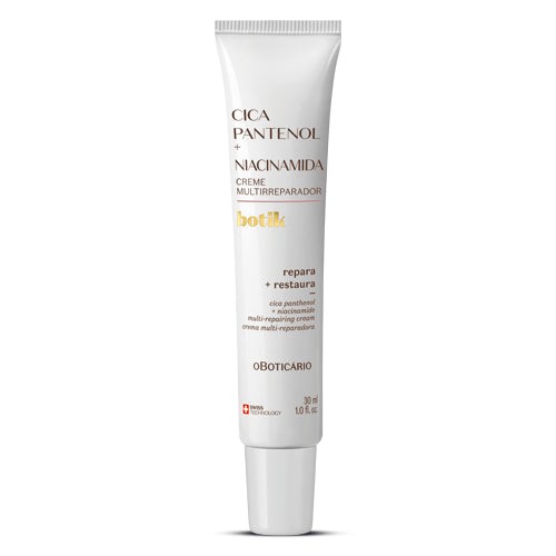 O Boticário Creme Facial Multirreparador Cica Pantenol + Niacinamida Botik 30ml