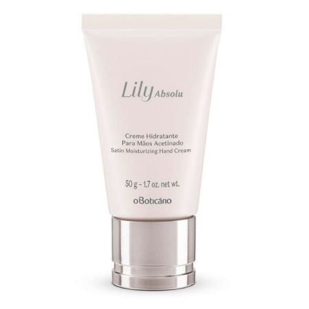 O Boticário Creme Acetinado Hidratante para Mãos Lily Absolu 50g