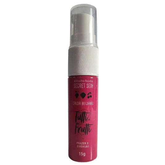 Calda Beijável Secret Sexy Abelha Rainha Sabor Tutti Frutti 15g