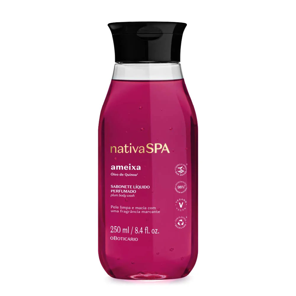 O Boticário Nativa SPA Sabonete Líquido Perfumado Ameixa 250 ml