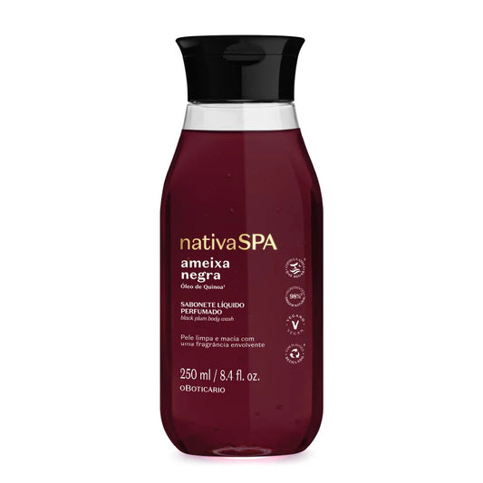 O Boticário Nativa SPA Sabonete Líquido Perfumado Ameixa Negra 250 ml