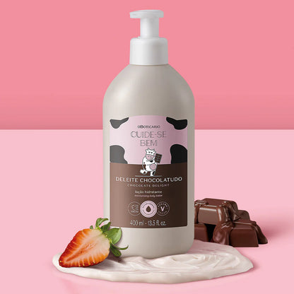 O Boticário Cuide-se Bem Deleite Chocolatudo Loção Hidratante Corporal 400ml