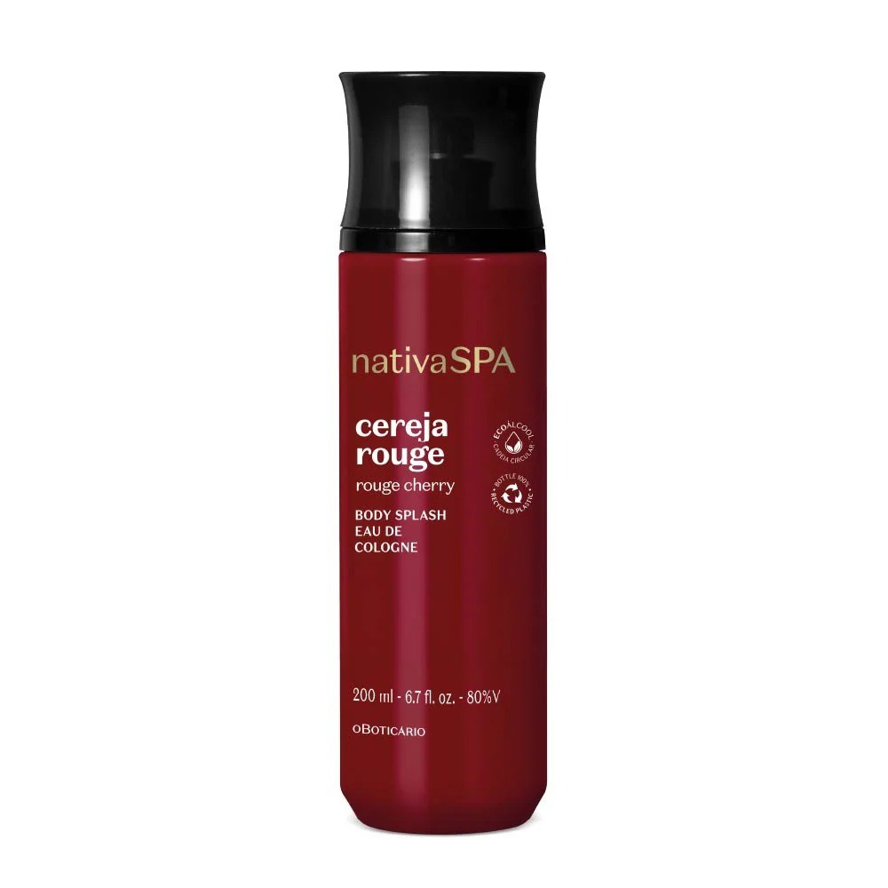 O Boticário Nativa SPA Body Splash Cereja Rouge 200ml