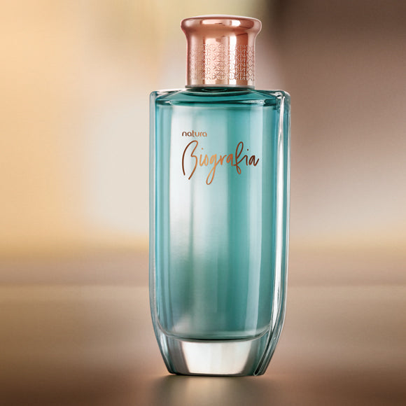 Biografia Feminino 100ml – Desodorante Colônia Floral Frutal com Notas de Pêssego e Jasmim