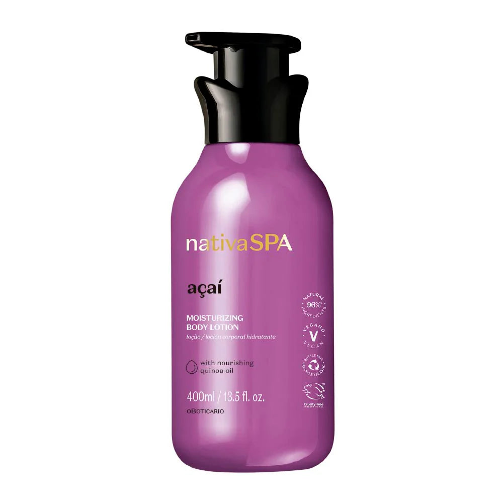 Loção Hidratante Nativa SPA Açaí, 400ml
