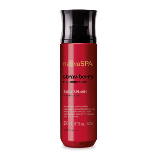 Boticário Nativa SPA Body Splash Morango Ruby 200ml