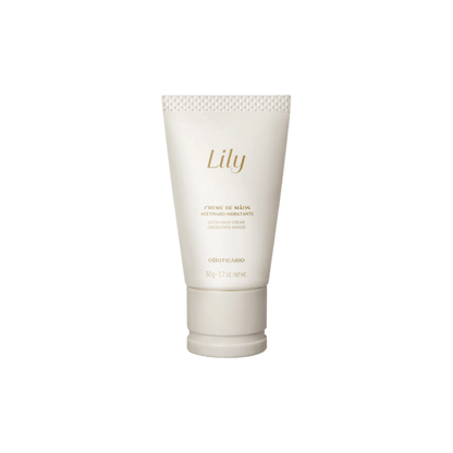 Coffret Presente de Natal Lily Creme de Mãos Acetinado Hidratante 50g