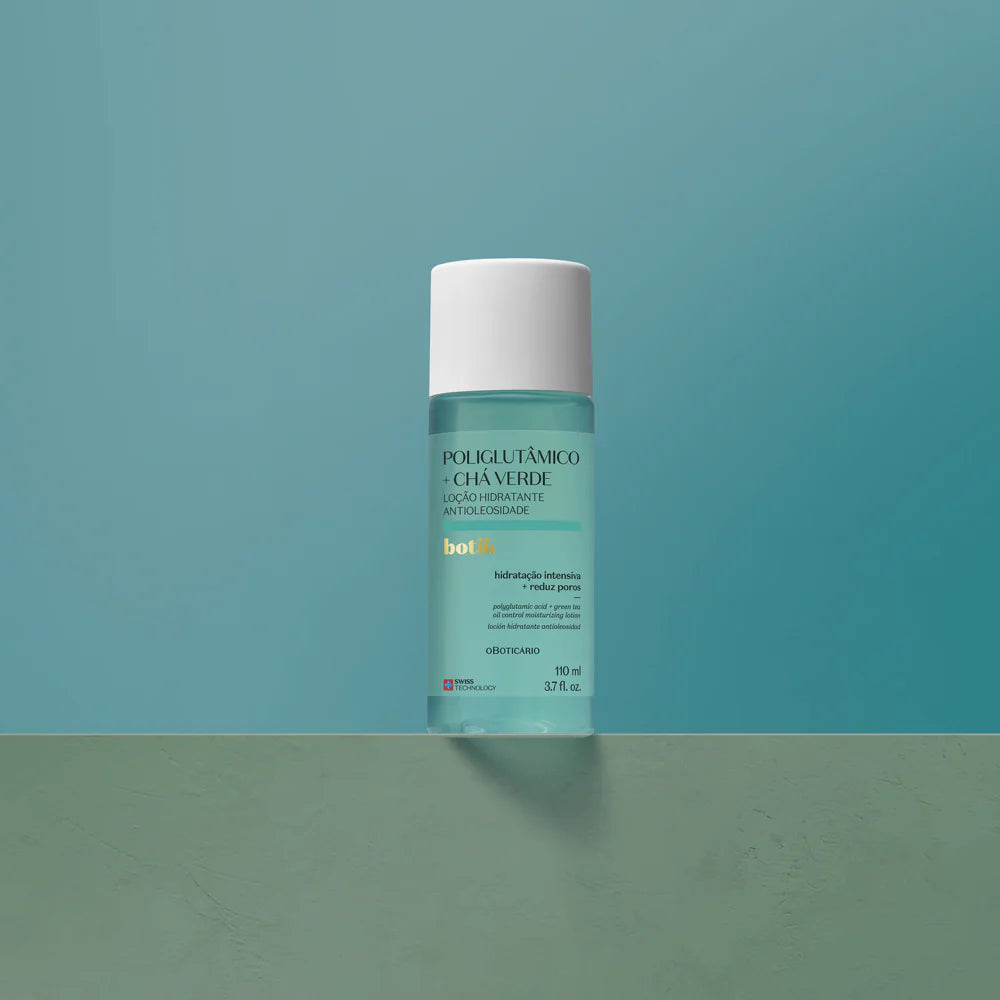 Botik Loção Hidratante Antioleosidade Poliglutâmico + Chá Verde 110 ml