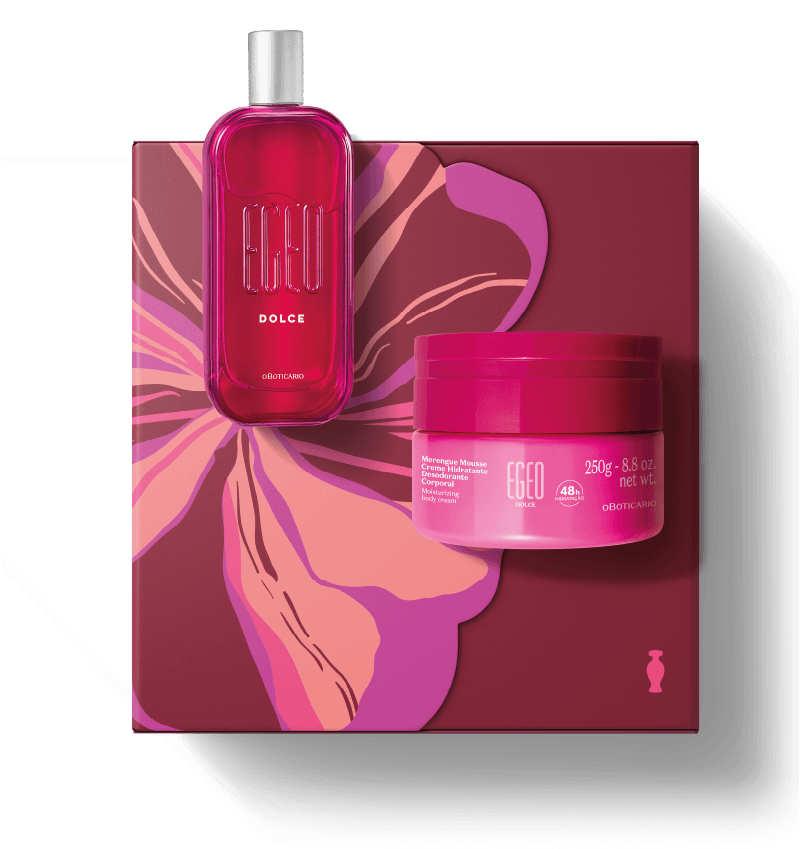 Kit O Boticário Egeo Dolce: Desodorante Colônia 90ml + Merengue Mousse Hidratante 250g