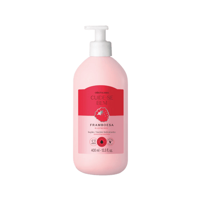 O Boticário Cuide-se Bem Loção Hidratante Framboesa 400ml