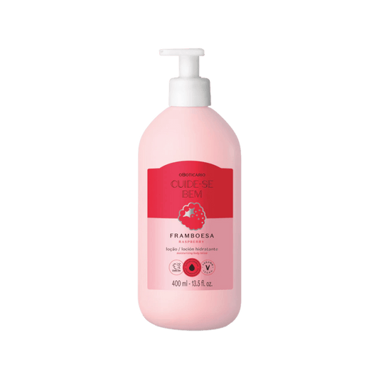 O Boticário Cuide-se Bem Loção Hidratante Framboesa 400ml