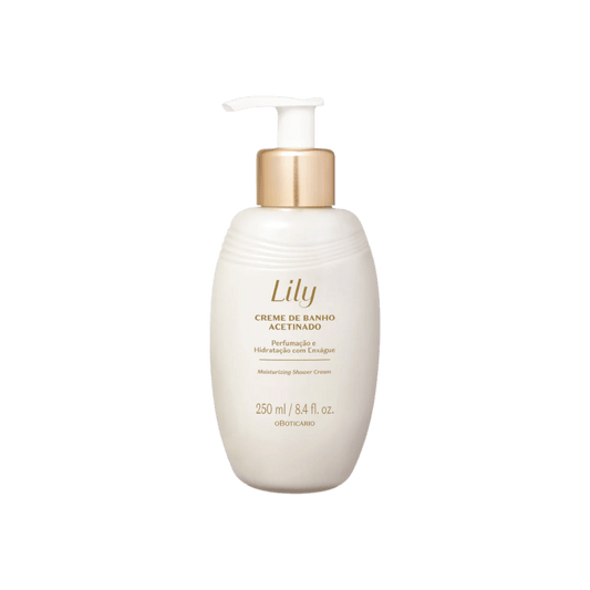 O Boticário Lily Creme De Banho Acetinado 250ml