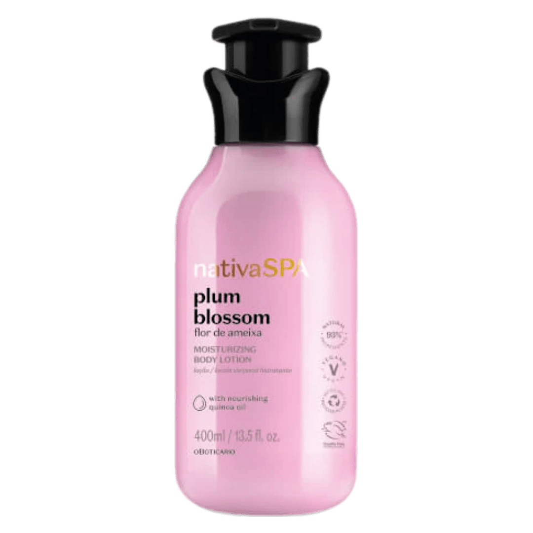 O Boticário Nativa SPA Loção Hidratante Flor de Ameixa 400ml
