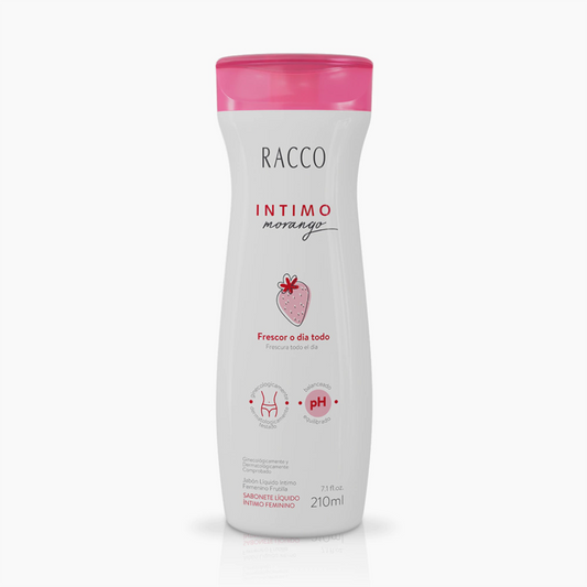 🧴 Sabonete Líquido Íntimo Feminino Morango 210ml – Racco
