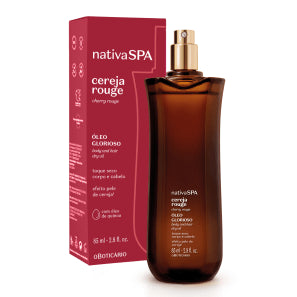 Nativa SPA Óleo Glorioso Cereja Rouge Corpo e Cabelo 85 ml