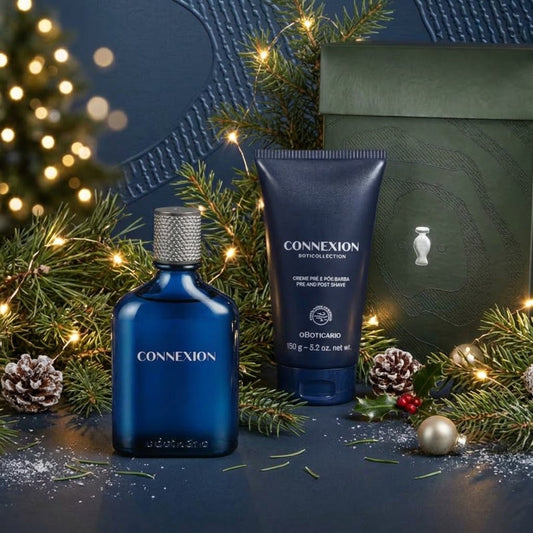 Connexion Desodorante Colônia 100ml + creme pré e pós barba kit