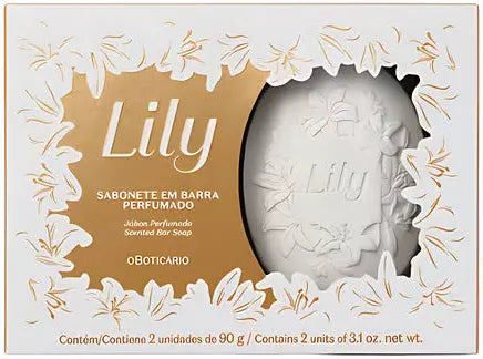 O Boticário Sabonete em Barra Perfumado Lily 2x90g